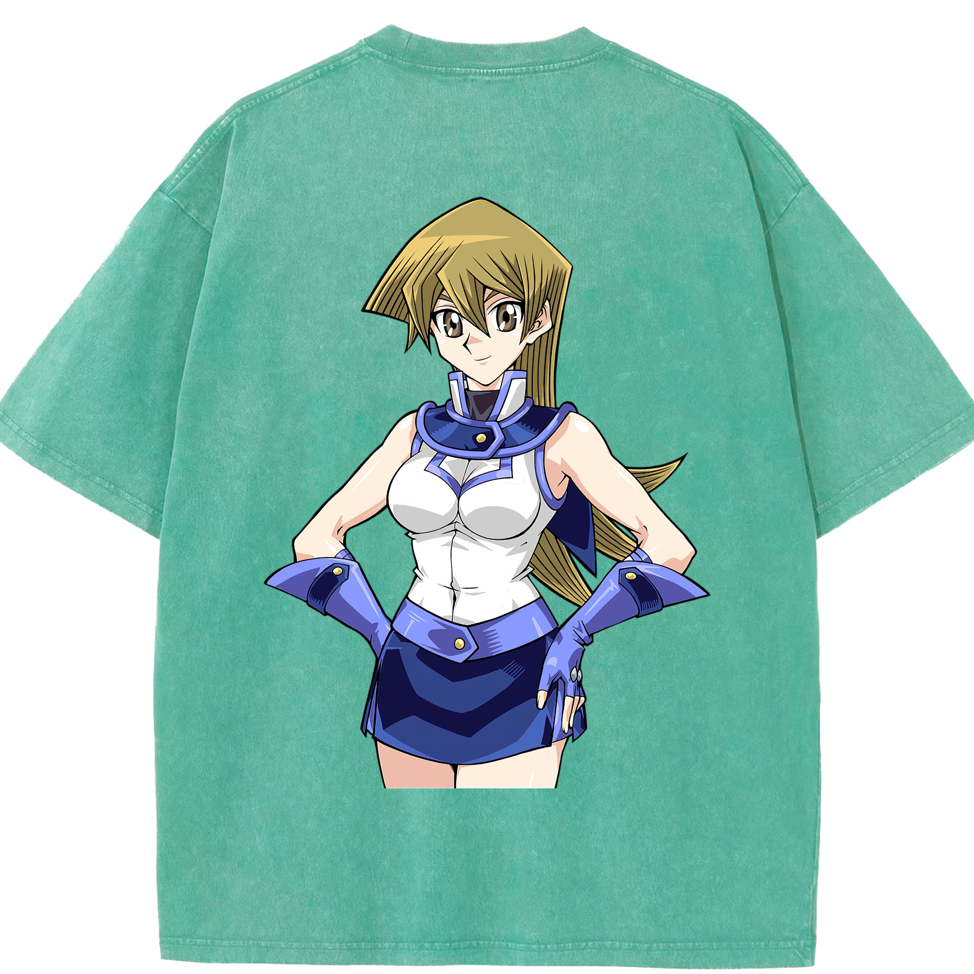 （画像用） 遊☆戯☆王 Yu-Gi-Oh! 綿100% ヴィンテージ風 半袖Tシャツ（背面プリント）